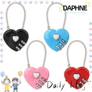 DAPHNE 1pc Padlock Zinc Alloy Gift Dial Combination Luggage Code Travel Suitcase 3 Digit Password