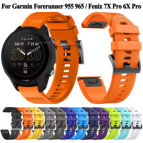For Garmin Forerunner 965 955 945 935 Watch Strap Band Bracelet For Fenix 7X 6X Pro 5X Plus Watch Re