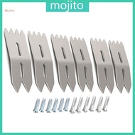 Mojito 6Pcs Slab Clamping Dogs Slab Flattening Dogs Pinch Dogs for Woodworking Panel Processing
