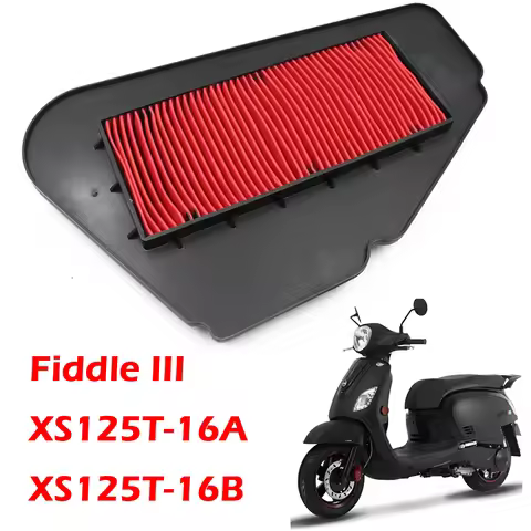 Motorcycle Engine Air Filter Cleaner Air Intake Filter Element For SYM FIDDLE Ⅲ Fiddle3 XS125T-16A X