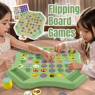 Flipping Board Games 2-4 Players Animal Board Games for Kids Flip Memory Chess Memory Games