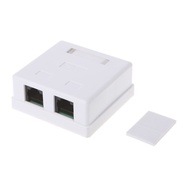 CAT5e RJ45อีเทอร์เน็ต Keystone Coupler Fem To Fem CAT5e Dual Jack 8P8C Extender สายเครือข่ายอินไลน์โมดูล