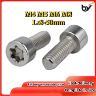M4m5m6m8 Anti-theft Screw Cylindrical Head Torx Screw 304 Stainless Steel Star Cup Head Inner Six Fl