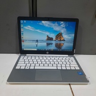 Notebook Hp Stream 11-ak0035nr Intel Celeron-N4000 Seri baru Ram 4gb/ 128Gb + 32Gb Tipis Slim