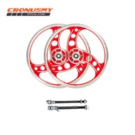 16 Inch Alloy Bicycle Wheel Set Rim with seal bearing (1 Set) 1399395-BCS