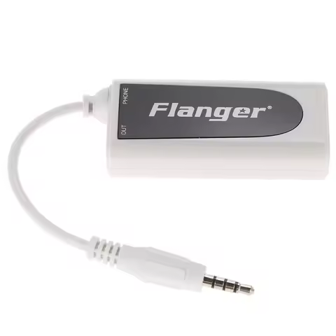 Flanger FC-21 Guitar Connector Converter Electric Guitar Bass to Mobile Phone Tablet Adapter Compati