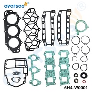 6H4-W0001-01 Powerhead Gasket Kit For Yamaha 40-50 HP 3 Cylinder Outboard Engine 18-4407