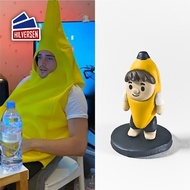 F1 Charles Leclerc Banana Figure Version Custom Fan Made Clay F1 Merchandise (ONLY 1 PIECE)