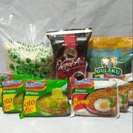 GRATIS ONGKIR Paket Sembako Murah 1 - Beras, Gula, Kopi, Mie