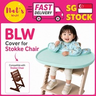 BLW Bib and Tray Waterproof Weaning Bib Baby Chair Cover for stokke chair (BLW Stokke 888)