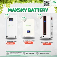 Battery 51.2V 300AH 15.4KWH รับประกันจาก Maxsky 5 ปี