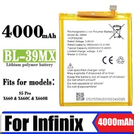 แบต Tecno infinix S5 Pro / X660 / X660C / X660B แบตเตอรี่ battery อินฟินิกซ์ S5Pro / X660 / X660C / X660B แบต BL-39MX ประกัน 1 เดือน