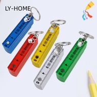 LIAOYING Folding Ruler, 0.5m 10-Fold Double-sided Scale Plastic Ruler, Multi Functional Anti Pinch w