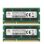 ZVVN 8GB Kit (2x 4GB) DDR3L 1333MHz PC3L-10600S 1.35V 3S4E13C9ZV01-L Low Voltage SODIMM RAM Laptop Memory