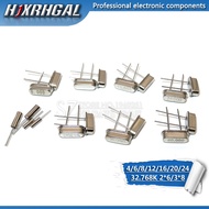 200pcs 4Mhz 6Mhz 8MHz 12MHz 16MHz 20MHz 24MHz 32.768K 2*6 32.768K 3*8 HC49S quartz resonator Crystal