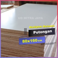 Triplek melamin potongan ukuran 80x160 tebal 3mm 4mm 5mm 9mm 12mm 15mm 18mm