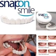 Snap On Smile Gigi Palsu Instan Atas Bawah 100% ORI Perapi Gigi Ompong