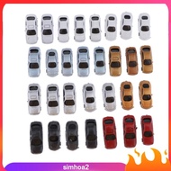 [Simhoa2] 30pcs Miniature Car 1:200 Z Scale Streetscape Layout Railway Scenery DIY Train