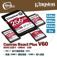 Canvas React Plus 256GB V60 SD 記憶卡 - Kingston 🔥實體門市自取/順豐即日發🔥