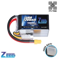 Zeee Power Lipo 1300mAh 22.2V 6S 120C Lipo Battery For FPV Drone Racing Freestyle With XT60 Plug RC 