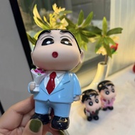 Bouquet Shin-Chan Crayon Shin-Chan Hand-Made Model Car Decoration Desktop Car Gift Trendy Toys202512
