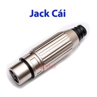 Combo 2 Male + Female canon Jacks