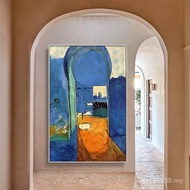 Abstract Mural Postmodern Art Hotel B & B Blue Painting Matisse World Decoration Painting Entrance 4
