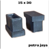 15x30mm square hollow feet made of plastic (1pcs)