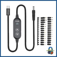 USB C DC5.5mm Power Supply 100W With 5V/12V/15V/19V/20V Output 28 Adapters
