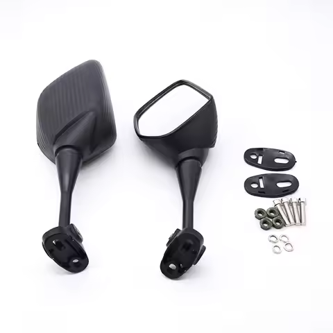 6mm Rearview Mirrors Rear View Back Side Convex Mirror Motor Scooter For CBR250R 300R CBR600RR CBR50