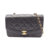 【二手】香奈兒 CHANEL 單肩包 Matelassé Diana Flap A01164 黑色小羊皮（綿羊皮）Matelassé Diana 鏈條單肩包