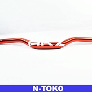 Handle Bar Stang Sepeda Rise OS 31.8 ARZ Merah Panjang 80 Cm Universal