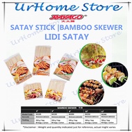 Bamboo stick Batang Lidi Buluh 25/30/35/40cm 3.5/4.0mm DIY Decoration Chocolate Bunga Telur Flower B