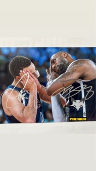 Curry LeBron Night night celebration 巴黎奧運 親筆簽名照