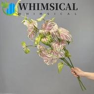 WHIMSICAL Artificial Anthurium Leaf, Tropical Plant Palm Plant Simulation Taro Leaf Plant, Lifelike 