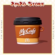 Airpod 2 3 Pro 2 Pro 3 Coc MC Cafe Case with high quality keychain Airpod MC Cafe Case - EXCELLENT S