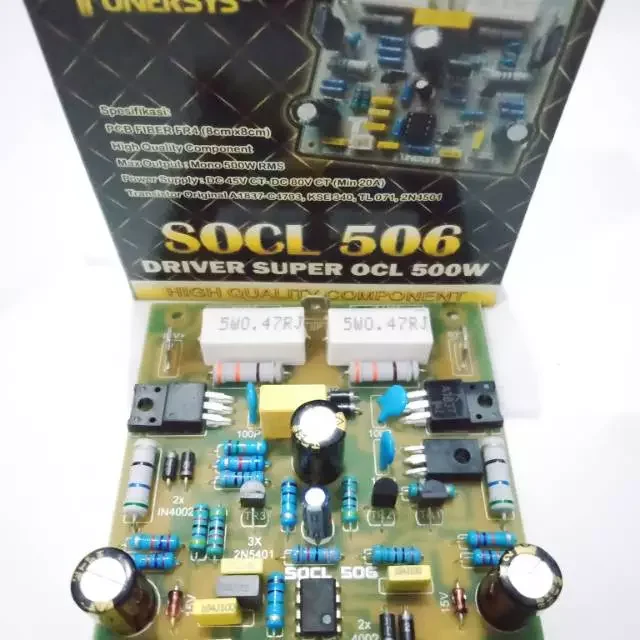 Driver PA SOCL 506 PCB Fiber By Tunersys (ORI)