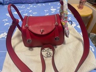 Hermes mini lindy ,swift皮，red新年紅