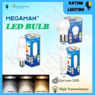 MEGAMAN LED Bulb 3W 5W 7W 10W 15W Stick Bulb PLC E27 Mentol Table Lamp Ceiling Downlight Lighting Lampu Siling (SIRIM)