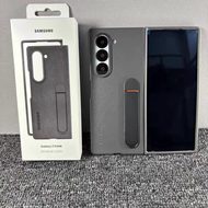 เคสหนังหรูหราสำหรับ Samsung Galaxy Z Fold 6 Fold6 5G คุณภาพสูงฝาขาตั้งพับได้แบบบางเฉียบป้องกันการตก