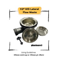 1/2“ H/D Lateral Flow Waste