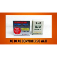 [READY STOCK]STEP UP AND DOWN TRANSFORMER  AC TO AC VOLTAGE CONVERTER 70W BRAND WINSTAR