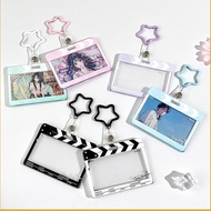 2025 Slide Cover EZ-Link Card Holder Waterproof ID Badge Reel 2 Slot for Student Pass/Work Permit