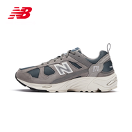 NEW BALANCE NB官方男鞋女鞋878系列轻便透气休闲鞋运动鞋网面老爹鞋 城堡灰/雾霾蓝 CM878KO1 40.5(脚长25.5cm)