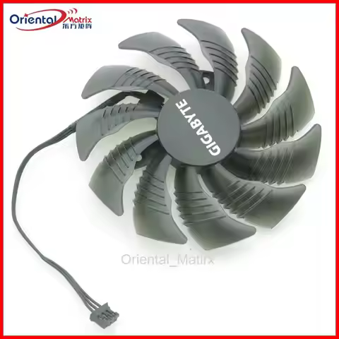 T129215SU DC12V 0.50A 85mm For Gigabyte GTX950 GTX1050 RX550 RX560 Graphics Card Cooling Fan 3Pin