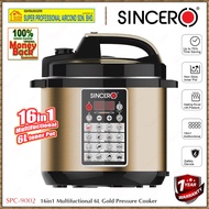 Sincero Pressure Cooker SPC-9002 16 in 1 Multifunctional Cooker 6L