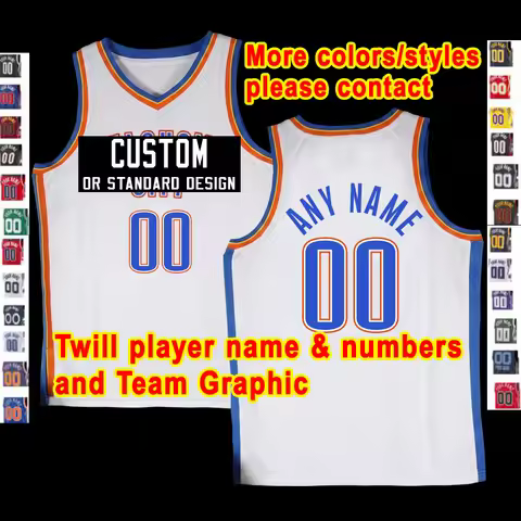 Custom American Basketball Jersey Oklahoma City San Antonio Denver LA Los Angeles Minnesota Washingt