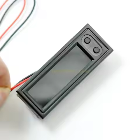 J0MA Car LED Temperature Electric Clock Digital Voltmeter Gauge with Light 12V 3 in 1