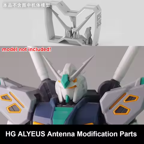 Antenna Sharpening 3D‑Printed Upgrade Parts Model Details Replacement Accessories for HG ALYEUS RX-1