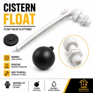 9'' PVC Float Valve. Cistern Float Valve Fittings Replacement. Toilet Side Inlet Float Valve.
